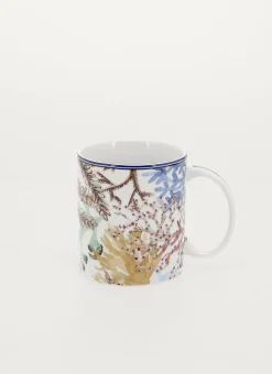 MUG EN PORCELAINE AVEC MOTIF MARIN - GOAP MULTICOLORE