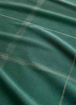 NAPPE À CARREAUX SCINTILLANTS OR ET ARGENT vert