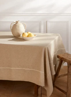 NAPPE AVEC BORDURE AJOURÉE ROMA NATUREL