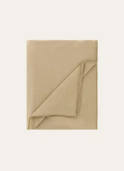 NAPPE COTON ET LIN FINITION BOURDON GRAND FORMAT TABAC