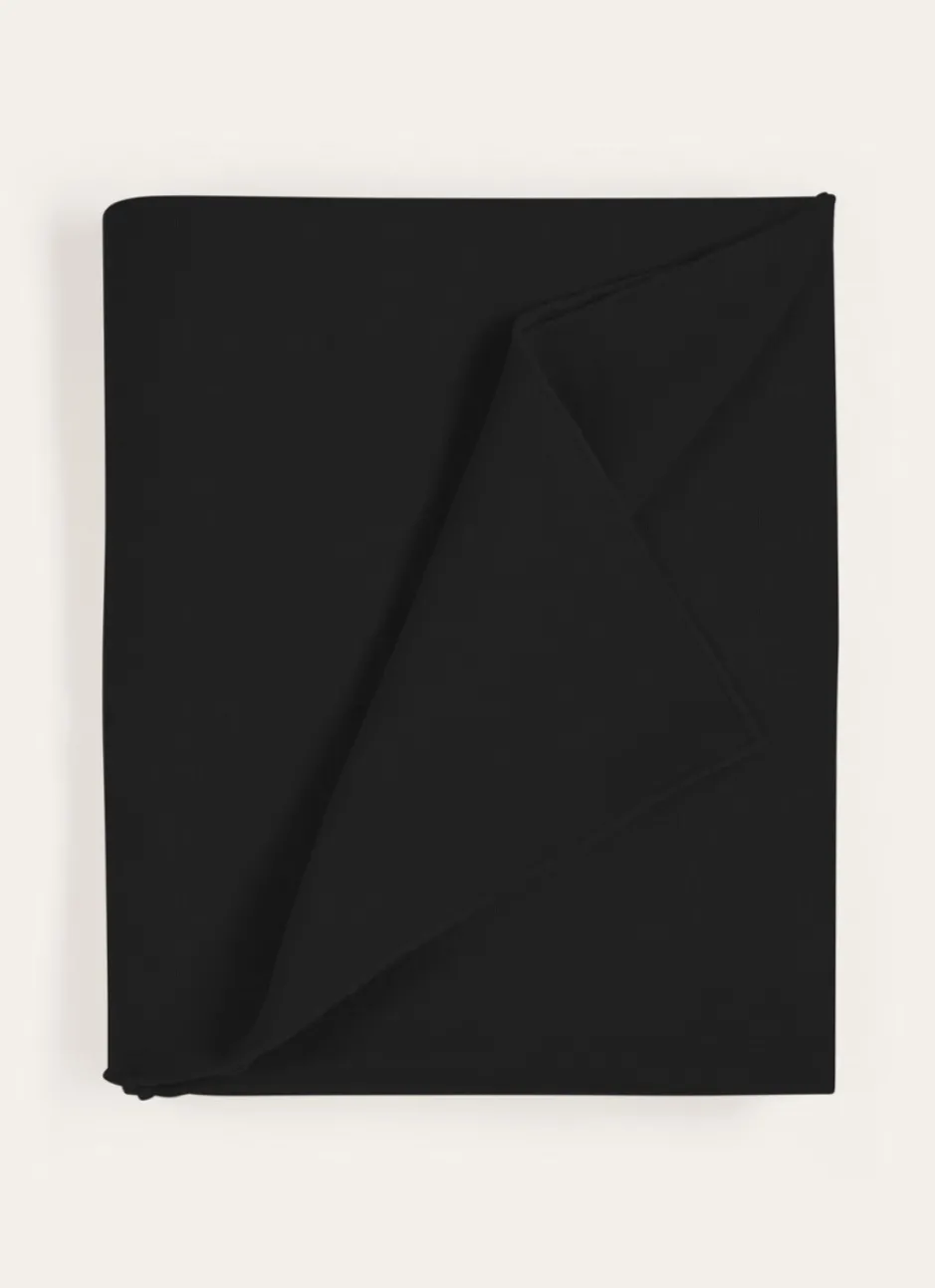 NAPPE COTON LIN FINITION BOURDON MOYEN FORMAT Noir