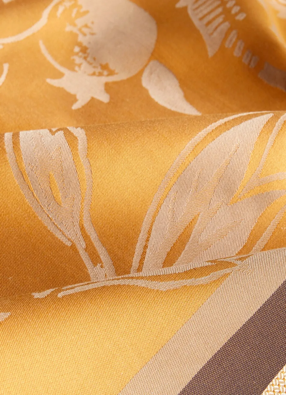 NAPPE EN JACQUARD DE COTON INTZ MULTICOLORE/JAUNE