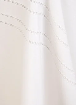 NAPPE POINÇON EN COTON NANI BLANC