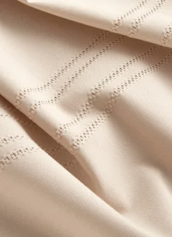 NAPPE POINÇON EN COTON NANI GRIS BEIGE