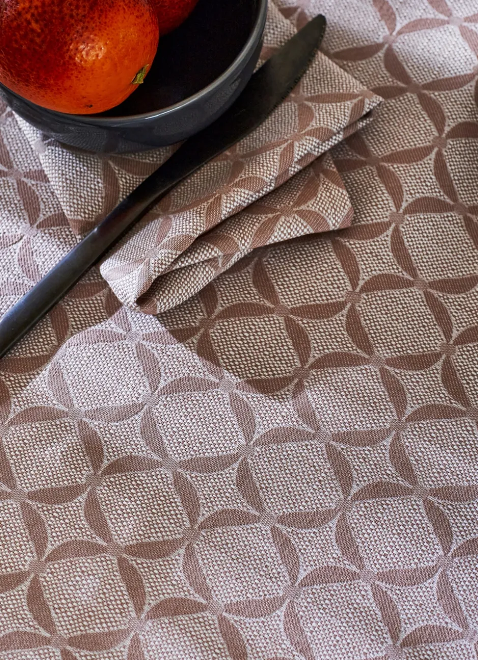 NAPPE WATERPROOF JACQUARD TON SUR TON BEIGE