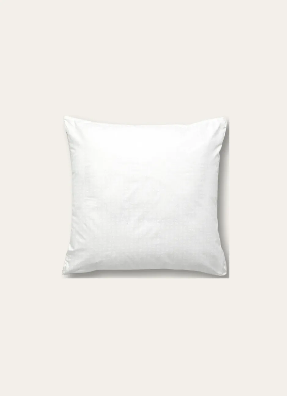 OREILLER EN PERCALE MOELLEUX ANTI-ACARIENS ÉCRU
