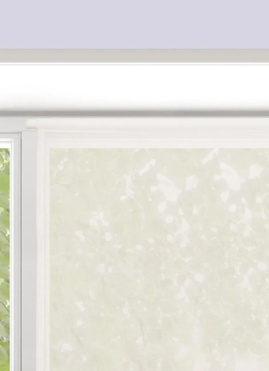 PAIRE DE VITRAGES UNIS 60 X 120CM BLANC