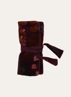 POCHETTE À BIJOUX EN VELOURS SOLAL VIOLET