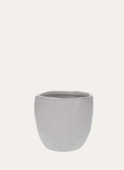 POT EN GRÈS BLANC