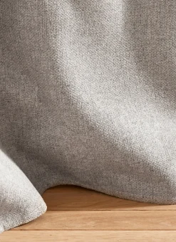 RIDEAU OBSCURCISSANT EN VELOURS CHENILLE TAUPE CLAIR