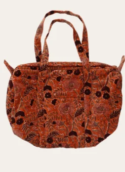 SAC WEEKEND EN VELOURS SOLAL TERRACOTA