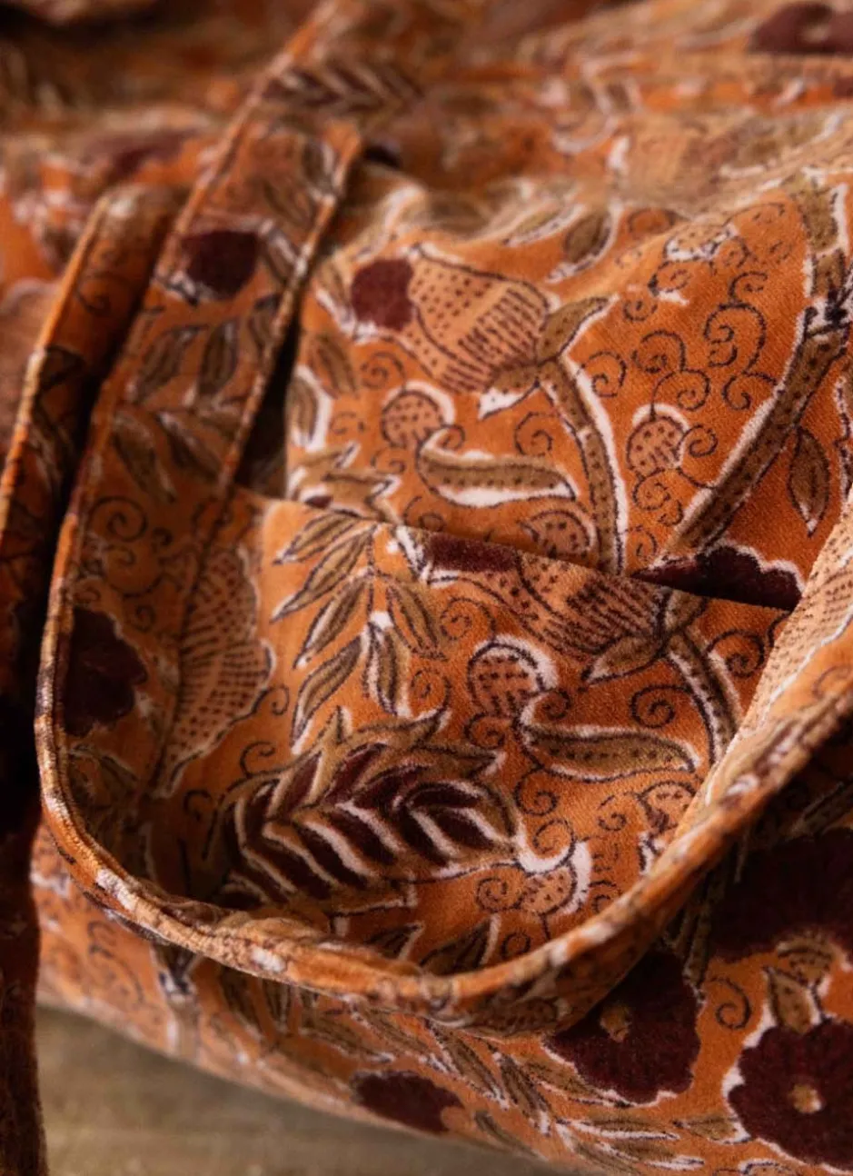 SAC WEEKEND EN VELOURS SOLAL TERRACOTA
