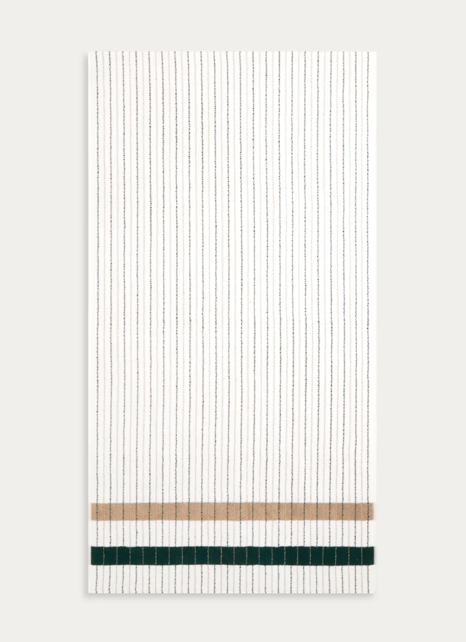 SERVIETTE DE TOILETTE À RAYURES CÉLESTINE MULTICOLORE
