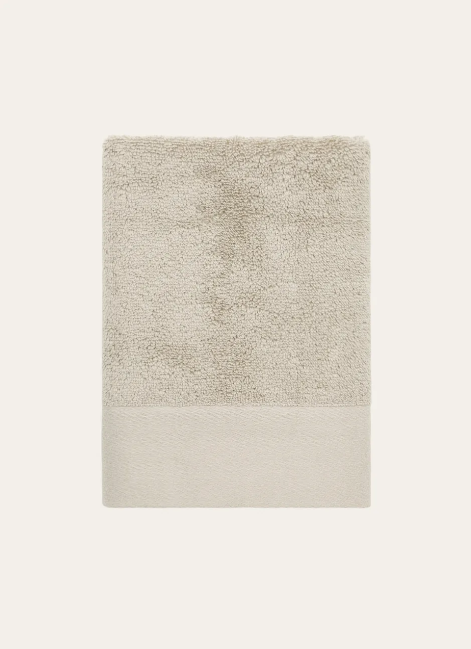 SERVIETTE DE TOILETTE COTON MOELLEUX ZÉRO TORSION GREGE