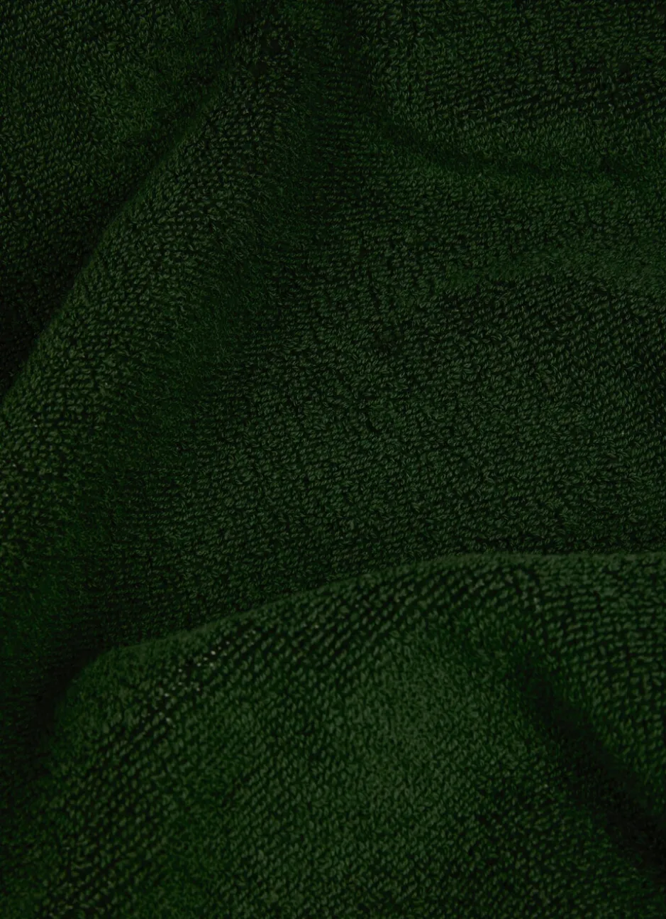 SERVIETTE DE TOILETTE LITEAU JACQUARD VÉGÉTAL vert