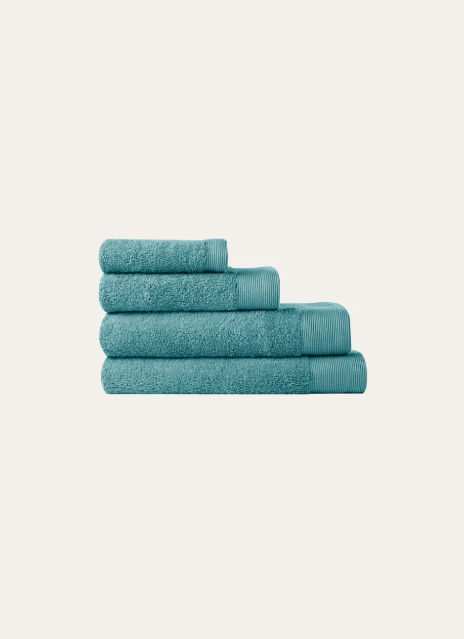 SERVIETTE DE TOILETTE UNIE EN COTON 500GR CANARD