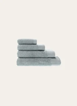 SERVIETTE DE TOILETTE UNIE EN COTON 500GR BLEU ORAGE