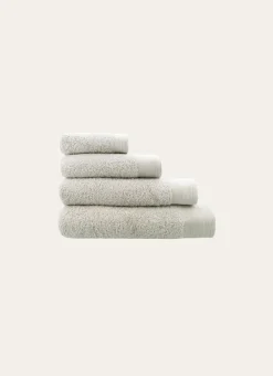 SERVIETTE DE TOILETTE UNIE EN COTON 500GR PERLE