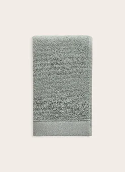 SERVIETTE INVITÉ COTON MOELLEUX ZÉRO TORSION VERT TILLEUL