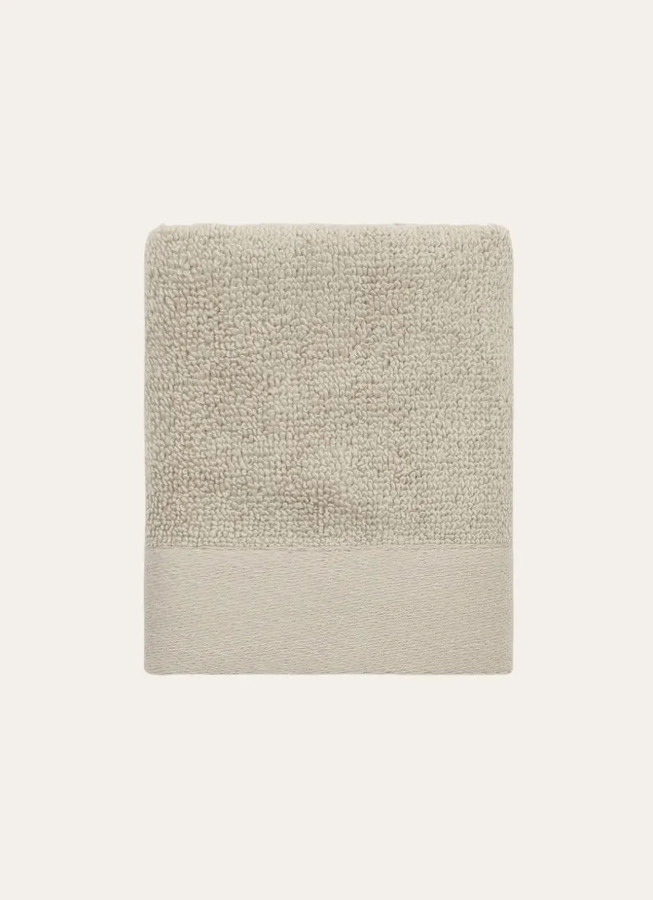 SERVIETTE INVITÉ COTON MOELLEUX ZÉRO TORSION GREGE