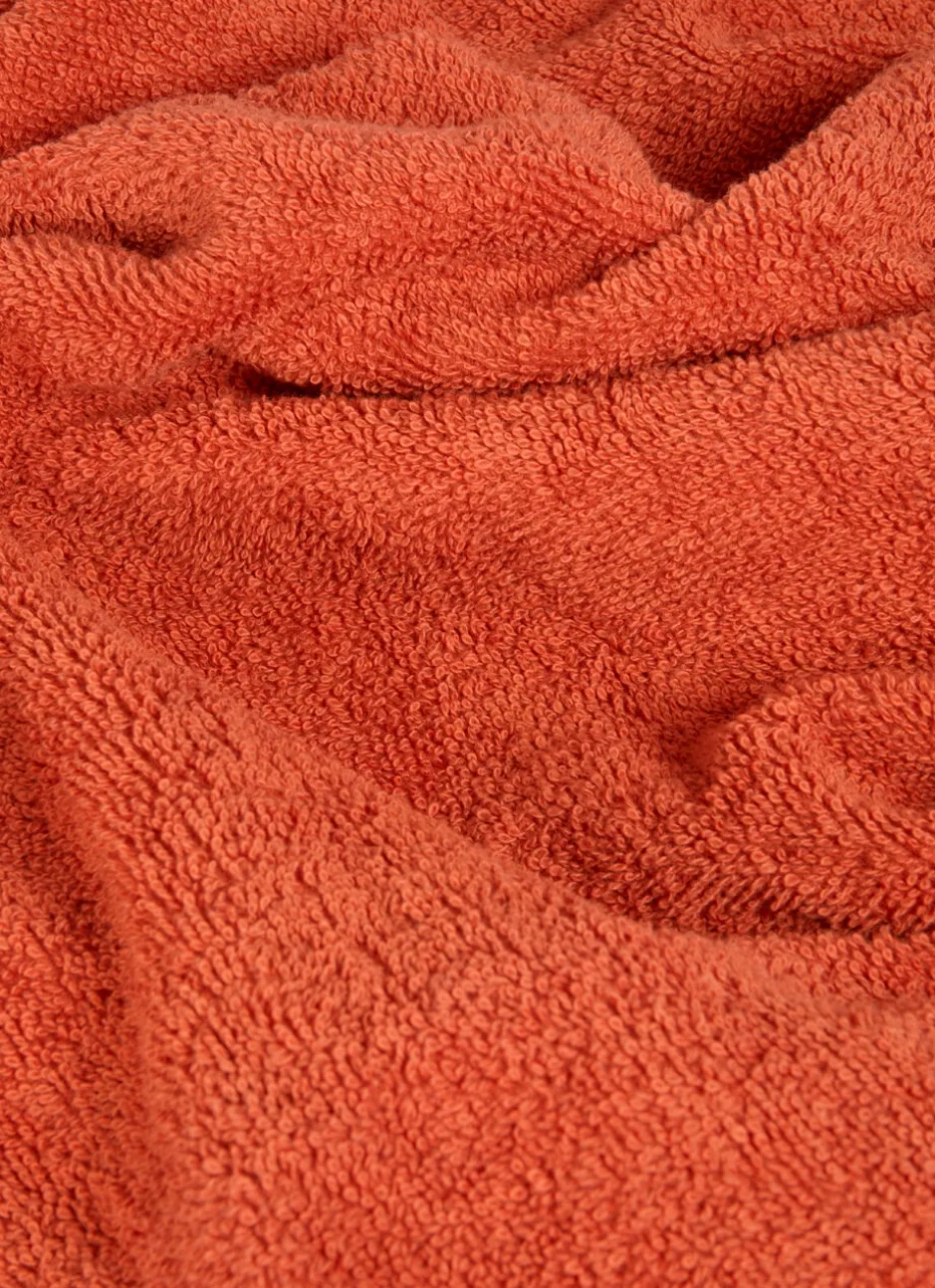 SERVIETTE INVITÉ EN COTON UNI BASIL TERRACOTTA