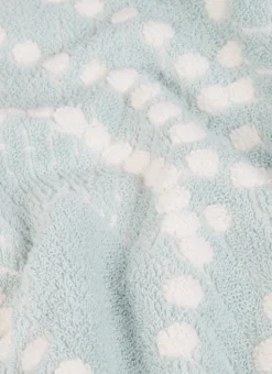 SERVIETTE INVITÉ SERENA EN JACQUARD BLEU CLAIR