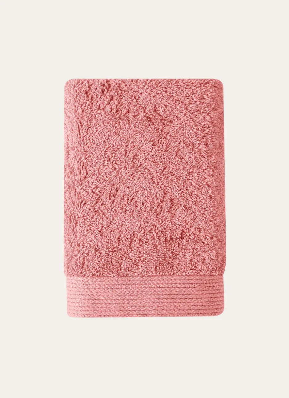SERVIETTE INVITÉ UNIE EN COTON 500GR ROSE