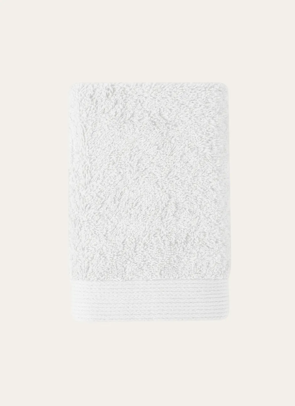SERVIETTE INVITÉ UNIE EN COTON 500GR BLANC