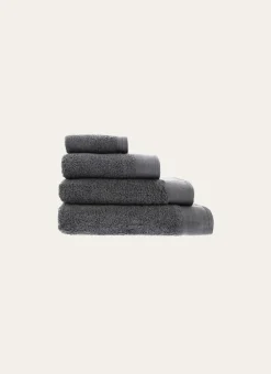 SERVIETTE INVITÉ UNIE EN COTON 500GR ARDOISE