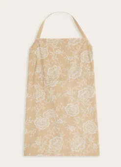 TABLIER À FLEURS RALY BEIGE