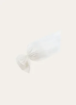 TAIE DE TRAVERSIN EN PERCALE DE COTON ECRU