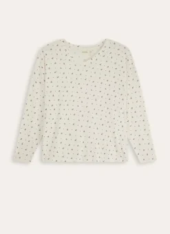 TEE SHIRT MANCHES LONGUES RIMO ECRU