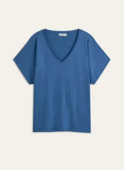 TEE-SHIRT EN COTON MARINE