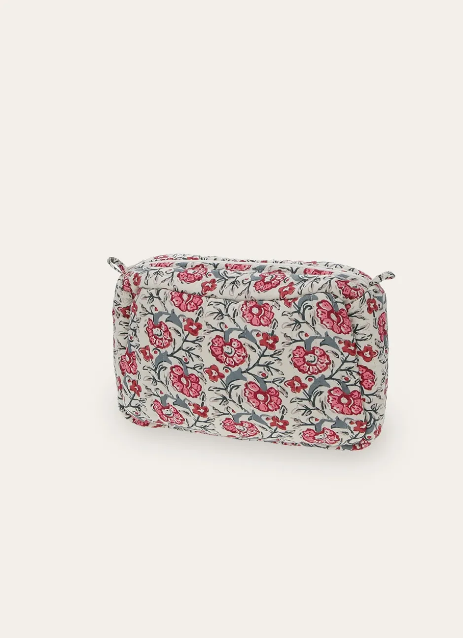 TROUSSE À MOTIF FLORAL MULTICOLORE