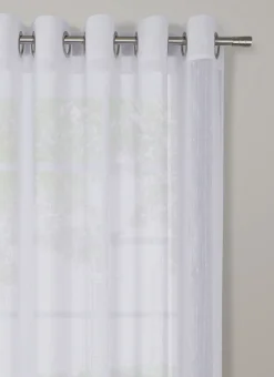 VOILAGE TEXTURÉ - GRANDE LARGEUR BLANC